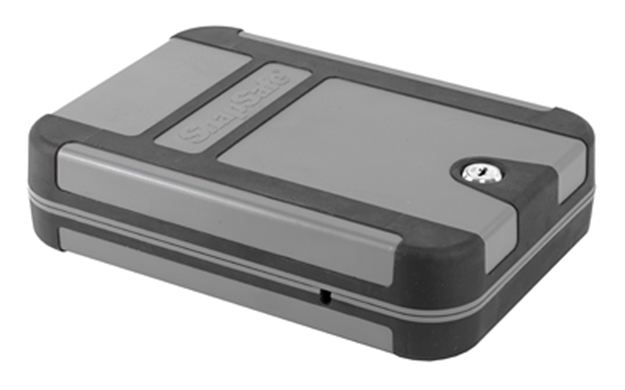 Picture of  Snapsafe 75212 Treklite Lock Box XL Key Entry Gray Polycarbonate Holds 1 Handgun 851529004716