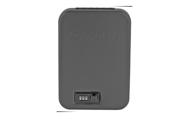 Picture of  Snapsafe 75240 Lock Box  XL Combination/Key Entry Black Steel 10" W X 7" H X 2" D 851529004334