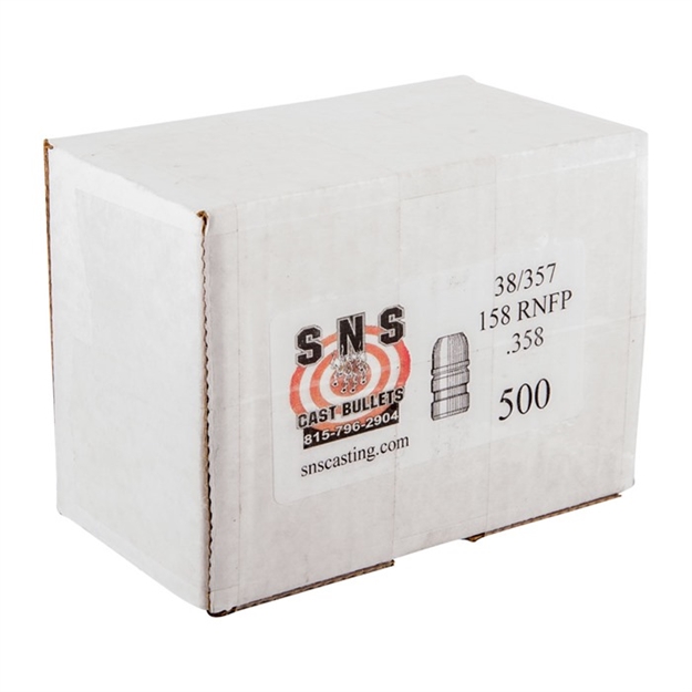 Picture of Sns Cast Bullet 38/357 158Gr Rnfp