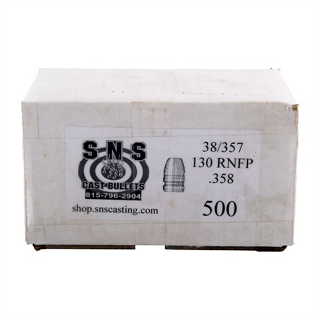 Picture of Sns Cast Bullet 38/357 .358 130Gr Rnfp
