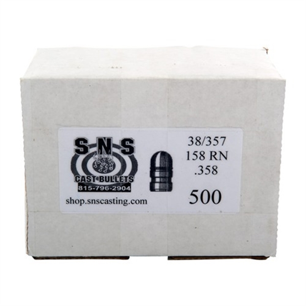 Picture of Sns Cast Bullets 35/357 .358 158Gr RN