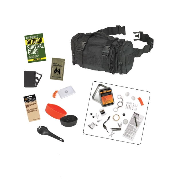 Picture of Snugpak 10-Piece Responsepak Survival Bundle - Black BUN101 846271004350