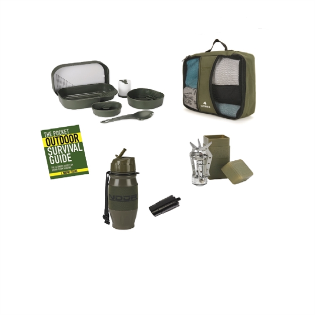 Picture of Snugpak Survival 5 Piece Camp Set IN Carrying Case- Olive