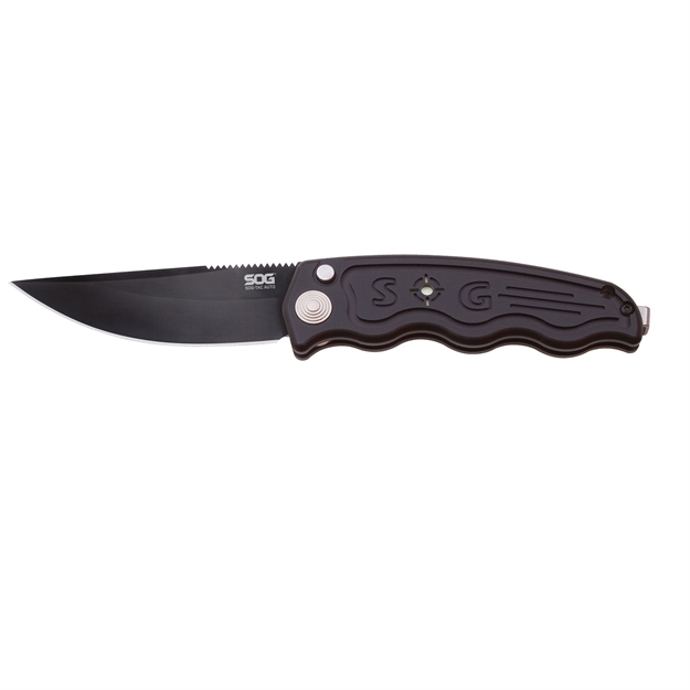 Picture of Sog Automatic - Black Tini 3.5In Blade Folding Knife