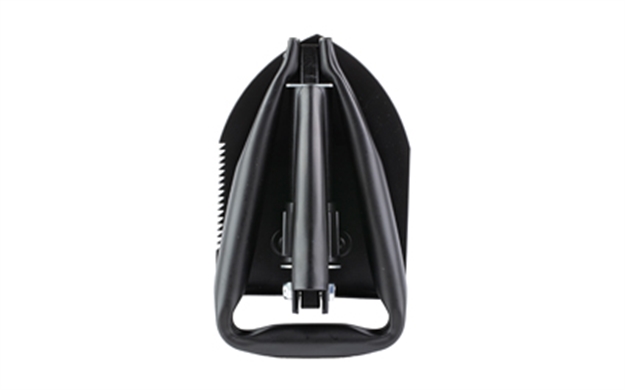 Picture of S.O.G Sogf08n Entrenching Tool  Folding Shovel Plain/Serrated Blade Black Powder Coated High Carbon Steel Handle 18.25" Long Includes Sheath SOG-F08-N 729857993296