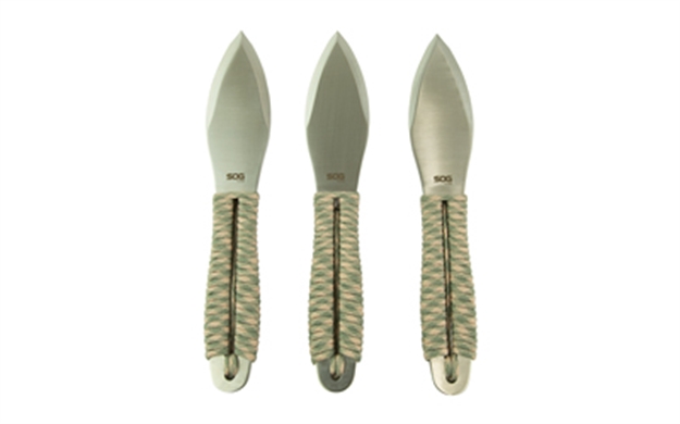 Picture of Sog Knives Fling Throwing Knife Set, 2.8" Spearpoint Blade, 3 Pack, Clam FX41N-CP