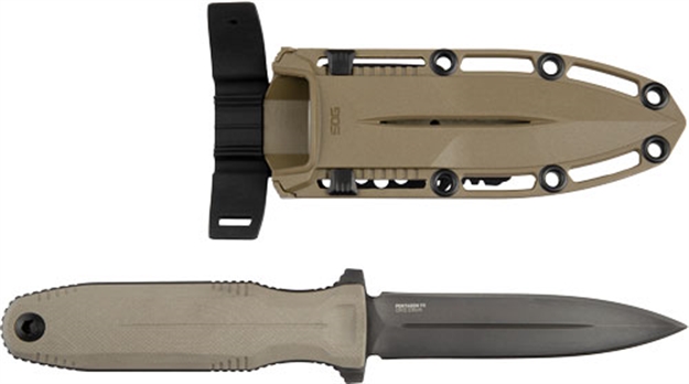 Picture of Sog Knife Pentagon FX Fde 4.77" Dbl Edge Blade Fde! 17610257