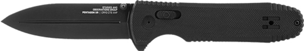 Picture of Sog Knife Pentagon XR Blackout 3.6" Spear Point Bld Blackout
