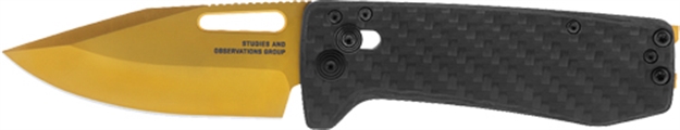 Picture of Sog Knife Ultra XR Carbon Fiber 2.8" Pln Edge Gold 12630257 729857010207