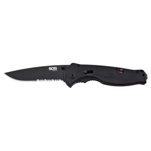 Picture of Sog Knives Knife Flash II Black Serrated