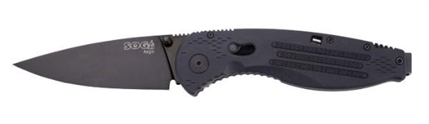 Picture of Sog Knives Aegis Folder Black Ti-Pln