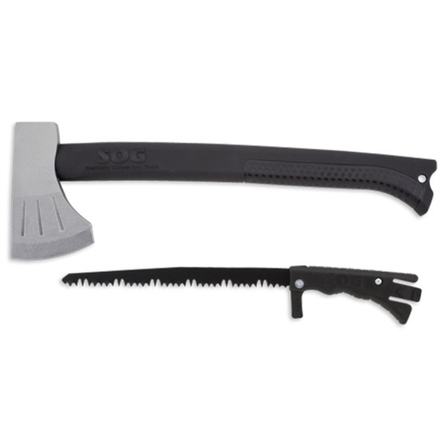 Picture of Sog Knives Backcountry Axe, 16" Overal, 3" Blade, Saw IN Handle, Clam