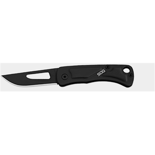 Picture of S.O.G Sog-Ce1002-C Centi I 1.40" Folding Straight Back Plain Black Hardcased Stainless Steel Blade/Black Stainless Steel Handle CE1002-CP 729857007023
