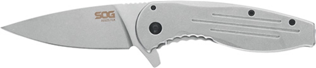 Picture of Sog Knives Knife Aegis Flk Stone Washed 3.38" Plain Edge Blade! 14410242