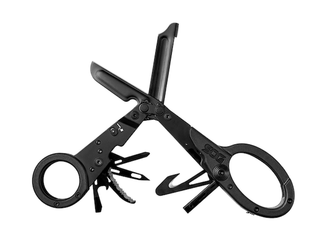 Picture of S.O.G Sog231250143 Parashears  Black 3Cr13mov SS Plain Blade Features 11 Tools 23-125-01-43 729857008945