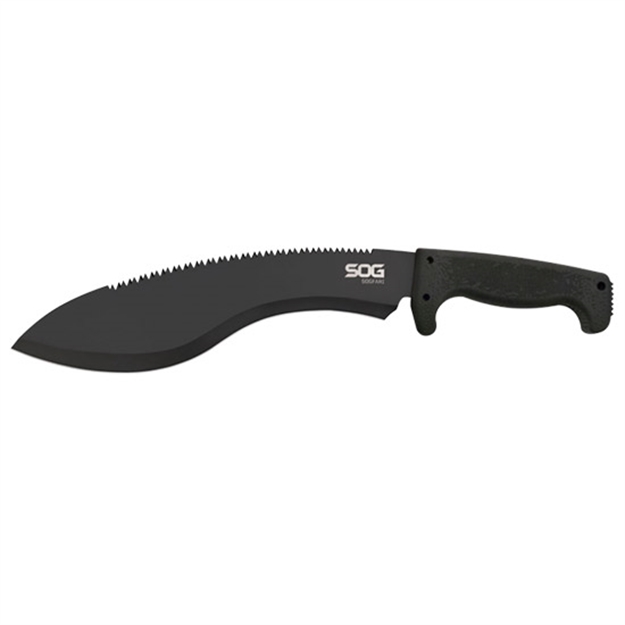 Picture of  S.O.G Sogmc11n Sogfari  12" Black Hardcased 3Cr13mov SS Blade Black Kraton Handle 18" Long Includes Sheath 729857000482