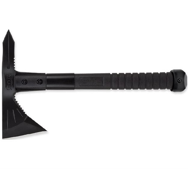 Picture of Sog Knives Survival Hawk Tomahawk, 12.1" Overall, 3" Multi-Purpose Blade - Black Oxide, Clam SK1001-CP