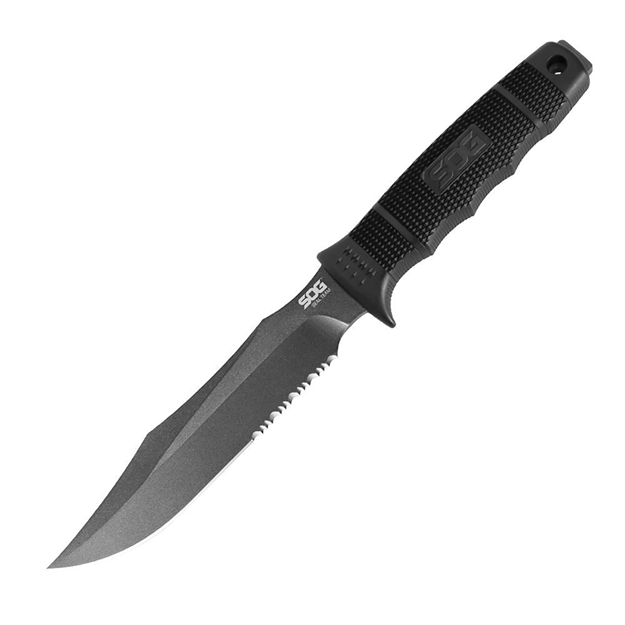 Picture of Sog Seal 2000 Fixed 7.0 IN Black Comboedge Blade Grn Handle
