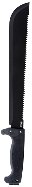 Picture of  S.O.G Sog-Mc01-N Sogfari  13" Black Powder Coated 3Cr13mov SS Blade Black Kraton Handle 19" Long Includes Sheath 729857992589