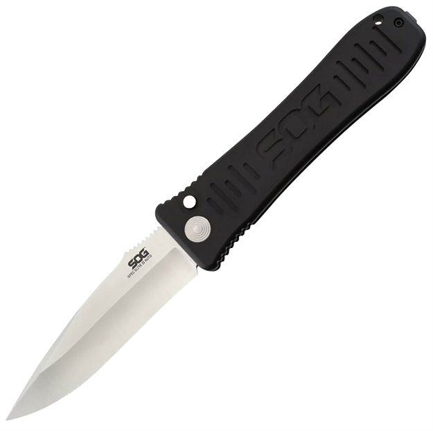 Picture of  S.O.G Sog-Se-62 Spec Elite II 4" Folding Plain Clip Point Black Hardcased Tini Aus8 SS Blade/Black Anodized Aluminum Handle 729857995764
