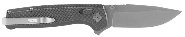 Picture of S.O.G Sogtm1032bx Terminus XR Lte 2.95" Folding Clip Point Plain Graphite Ticn Cryo Cpm S35vn Steel Blade Black G10/Carbon Fiber Handle Features Box Packaging Includes Pocket Clip SOG-TM1032-BX 729857011822