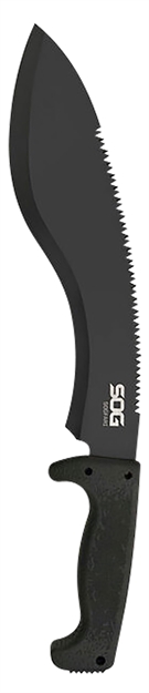 Picture of  S.O.G Sogmc11n Sogfari  12" Black Hardcased 3Cr13mov SS Blade Black Kraton Handle 18" Long Includes Sheath