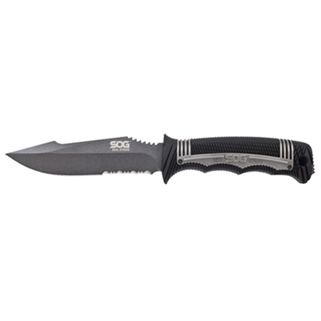 Picture of Sog Knives Knife Seal Strike 4.9" Fxd Black Serrated W/Molded Sheath