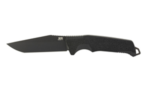 Picture of  S.O.G Sog17120157 Trident FX 4.20" Fixed Tanto Plain Tini 4116 SS Blade/Black Textured Grn Handle 729857014588