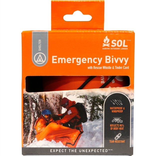 Picture of Sol Emergency Bivvy With Rescue Whistle Orange 0140-1142