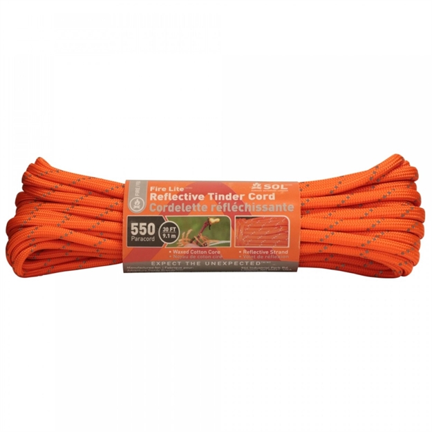 Picture of Sol Fire Lite 550 Reflective Tinder Cord 30 FT