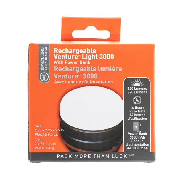 Picture of Sol Venture Light 3000 Recharge With Power Bank 0140-1305