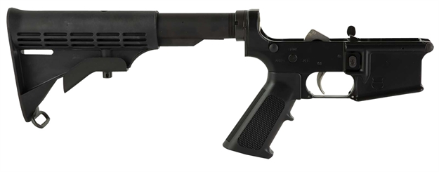 Picture of Sons OF Liberty Gun Works Milspeclower Mil-Spec Complete Lower 5.56X45mm Nato, Black, M4 Style Stock, A2 Grip, Lft Trigger MIL-SPECLOWER 691821396948