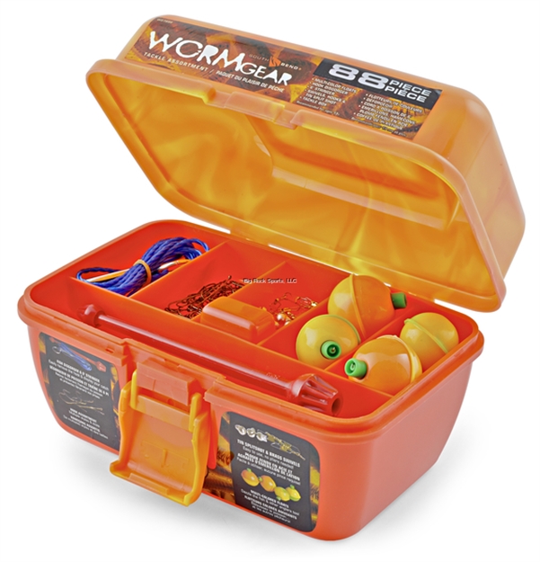 Picture of South Bend 88 Piece Loaded Tackle Box Orange