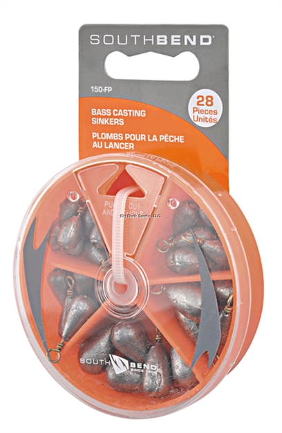Picture of South Bend Bass Casting Sinker Assortment W/Dial Box