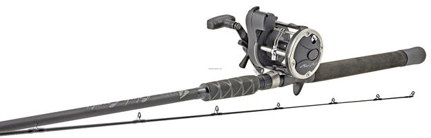 Picture of South Bend Black Beauty 8'6" Medium Heavy Downrigger Trolling Combo