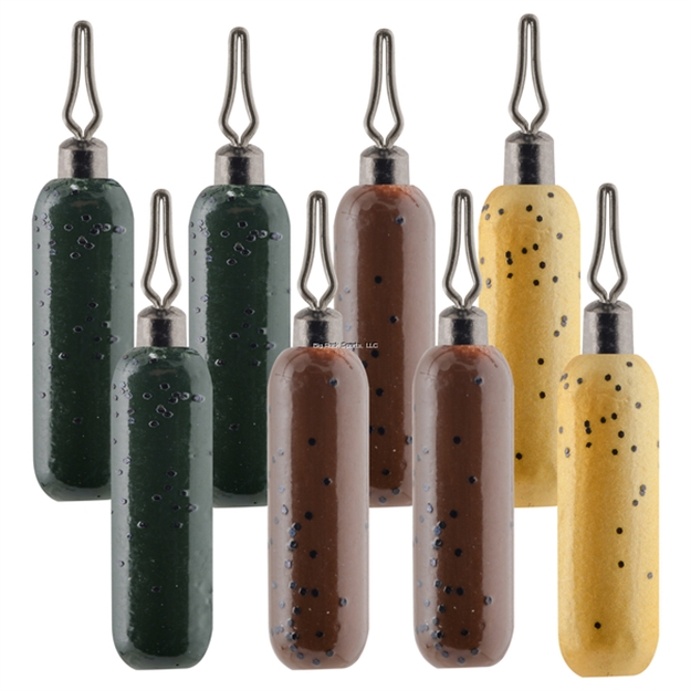 Picture of South Bend Drop Shot Weights Cylinder 3/16 Assorted Colors