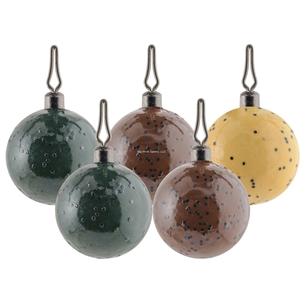 Picture of South Bend Drop Shot Weights Round 1/2 Assorted Colors