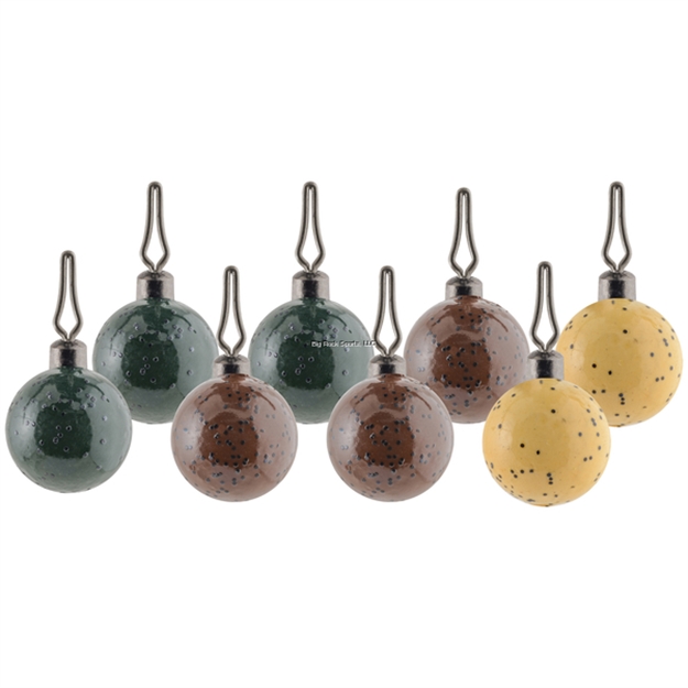 Picture of South Bend Drop Shot Weights Round 3/16 Assorted Colors