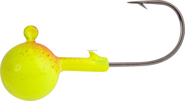 Picture of South Bend Non Lead Round Jigs 1/2 Chartreuse 4Pk