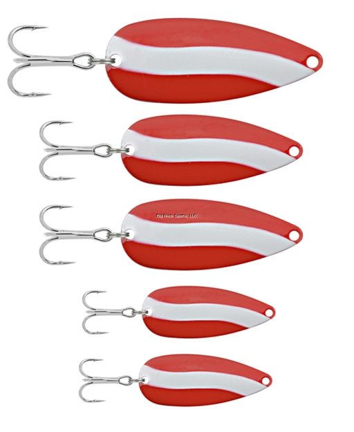 Picture of South Bend SB Red&White Spoons 5Pk