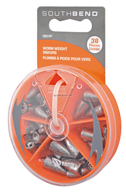 Picture of South Bend Worm Weight Assortment W/Dial Box