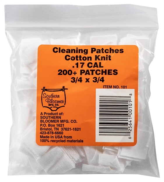 Picture of  Southern Bloomer 101 Cleaning Patches  17 Cal Cotton 200 Per Pack