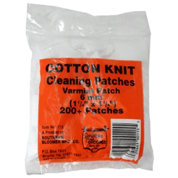 Picture of  Southern Bloomer 115 Cleaning Patches  6Mm Cotton 200 Per Pack 025641001155