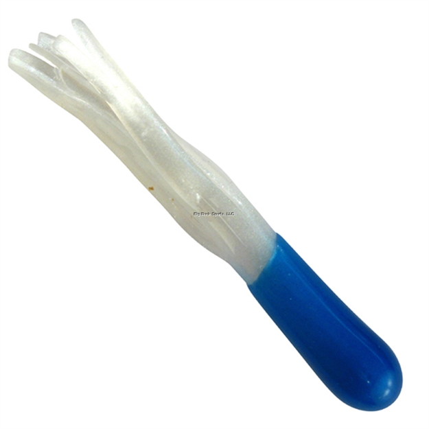 Picture of Southern Pro Lit'l Hustler Tube Lure, 1 1/2", Blue/White. 10/Pack