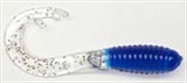 Picture of Southern Pro Triple Tip Grubs 10Pk 2 In. Blue/Clr Spk