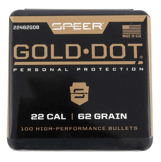 Picture of  Speer 22462Gdb Gold Dot  224Cal 62Gr Soft Point 100 Per Box/20 Case