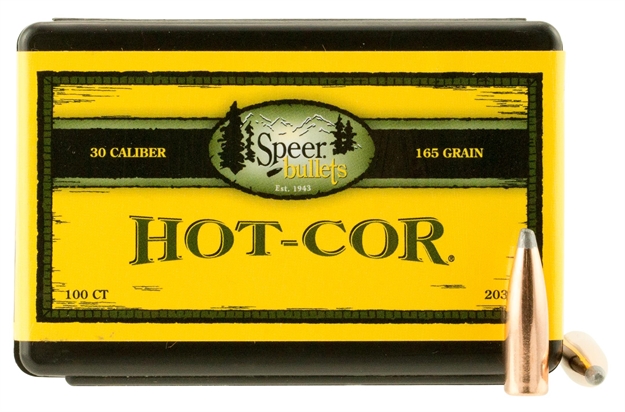 Picture of Speer Rifle Hunting Hot-Cor Bullets, 308-165-Gr Sptz Sp, 100 CT 2035 076683020352