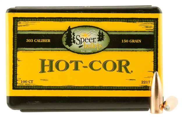Picture of Speer Rifle Hunting Hot-Cor Bullets, 311-150-Gr Sptz Sp, 100 CT 2217 076683022172