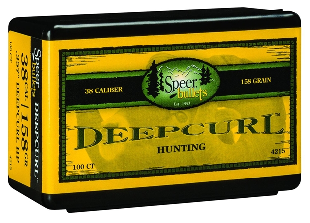Picture of  Speer 4215 Deepcurl  38Cal 158Gr Hollow Point 100 Per Box/5 Case 076683042156