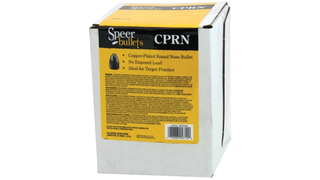 Picture of Speer Plinker Handgun Copper Plated Round Nose Bullets 454-230Gr, 500 CT 4714